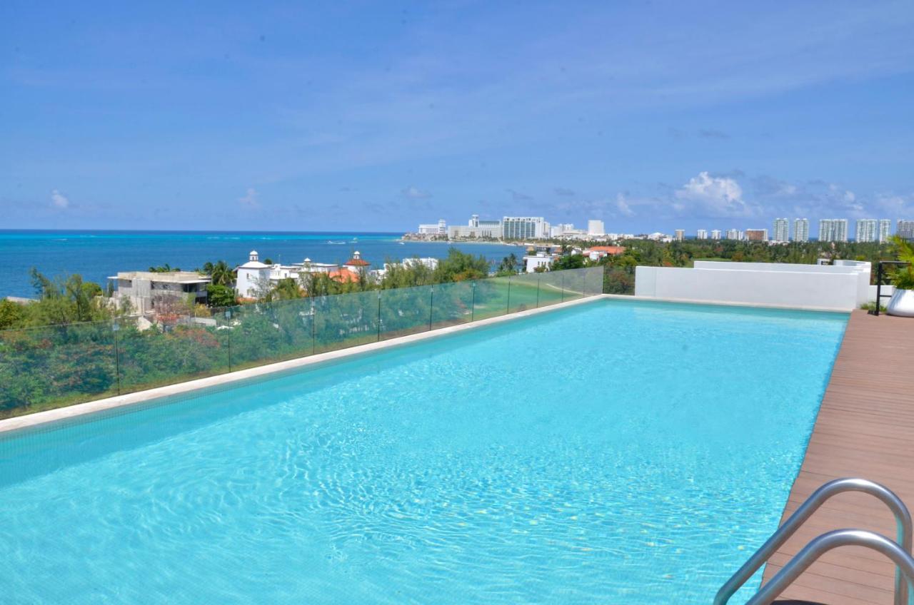 Takh Sea View Apartment Cancún Exterior foto