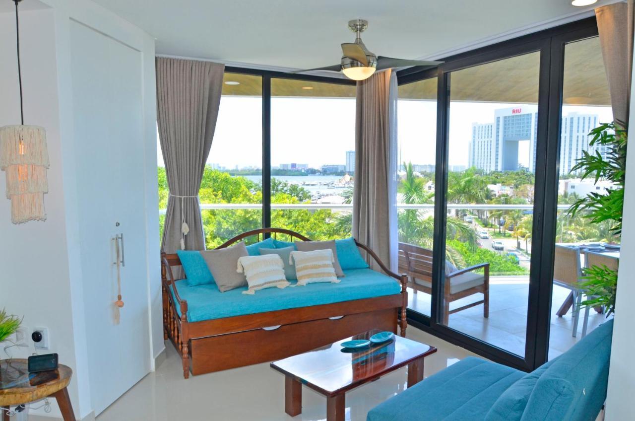 Takh Sea View Apartment Cancún Exterior foto